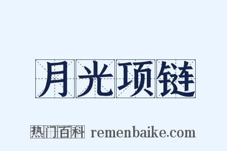 月光项链是什么意思的图片